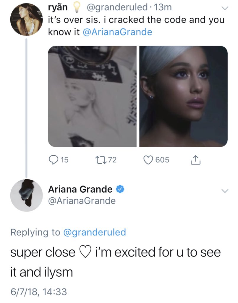 Ariana Grande Today On Twitter Ariana Reveals The Sweetener Album Cover Slightly Appeared In The No Tears Left To Cry Music Video - ariana grande no tears left to cry roblox id