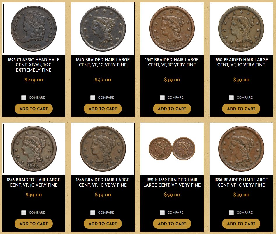 ocrarecoins's tweet image. Looking for #EarlyCopper?  Take a look at our most recent listings #LargeCent #RareCoin #HalfCent #Copper #Numismatics #OCRareCoin #COTD ocrarecoin.com/shop-all/?sort…