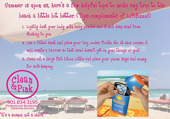 CleanandPink901's tweet photo. #ThursdayThoughts #SummerTip from #CleanAndPink #Memphis https://t.co/4B2ocOD1Y6 https://t.co/pTWDbMLdWb