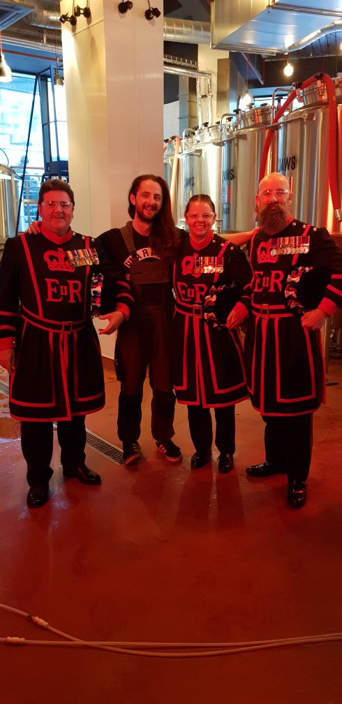BrewDogTowerH's tweet photo. We had some pretty awesome guests stop by tonight! Never a dull moment at BDTH! https://t.co/l3mtHKKws6