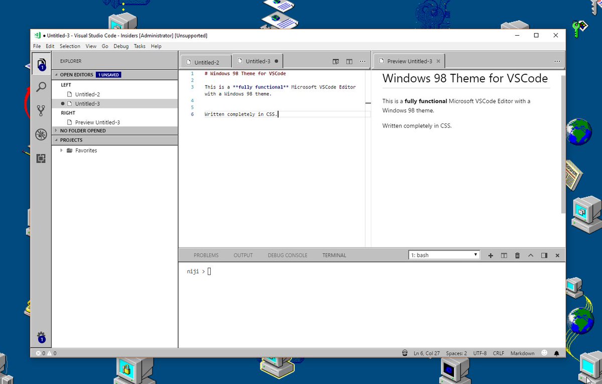 were are the windows 98 desktop themes located