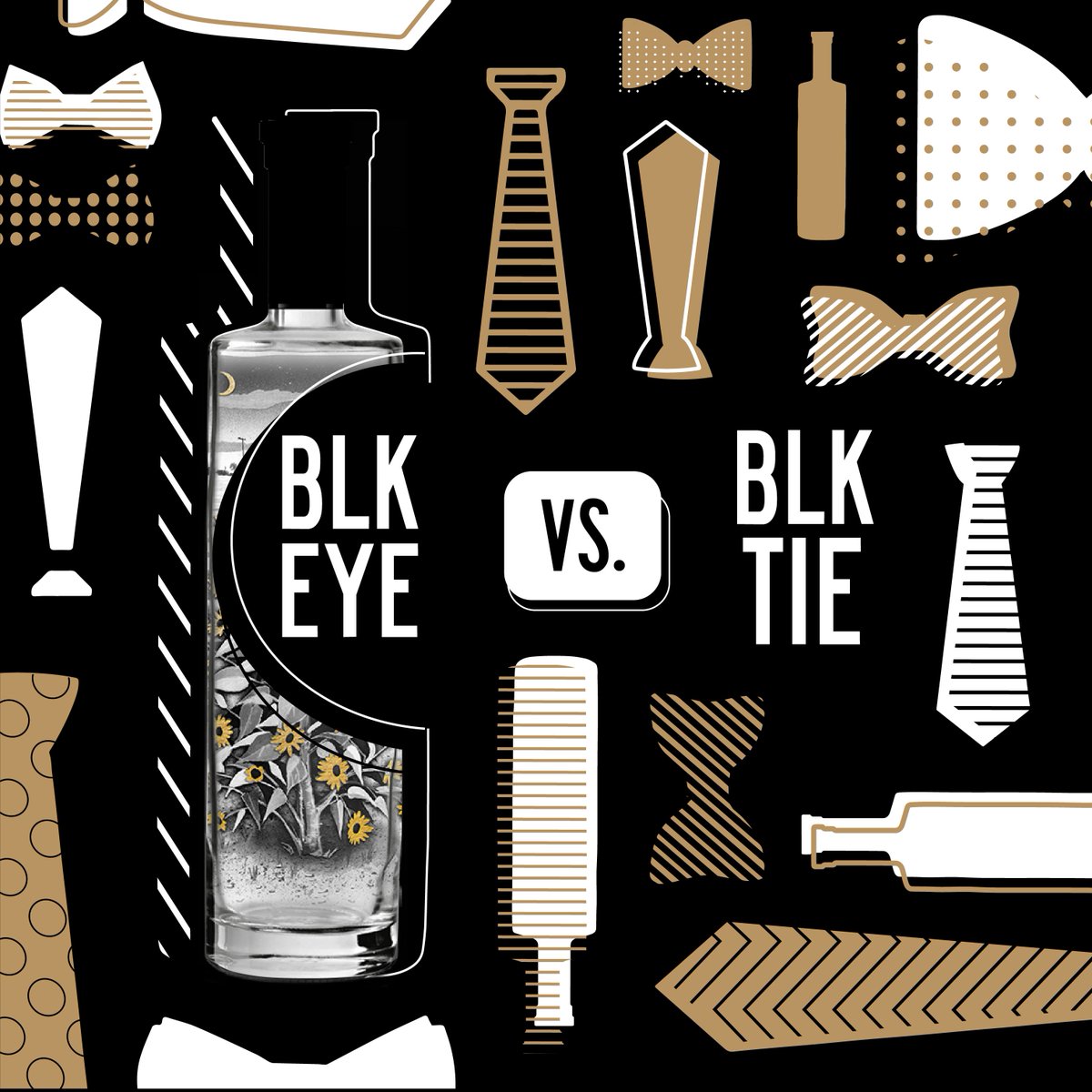 blackeyedco's tweet photo. BLK EYE vs. BLK TIE. It’s no contest. Start a new tradition and give your dad something a little more original this Father’s Day — a bottle of one-of-a-kind, Texas-made vodka.
#BLKEYE #vodka #distillery #nearsouthside #fortworth https://t.co/0IzV9lVge6
