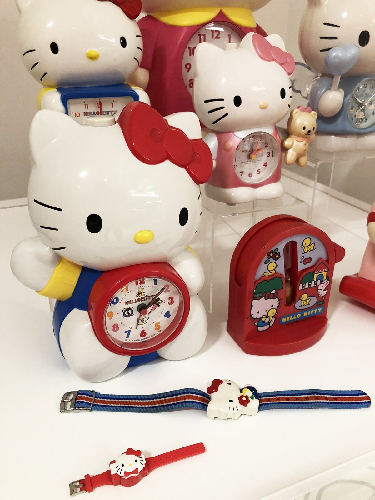 Hello Kitty on X: #TBT: Take a peek at these #vintage #HelloKitty clocks  and watches (+ the mini ring watch 😍)!  / X