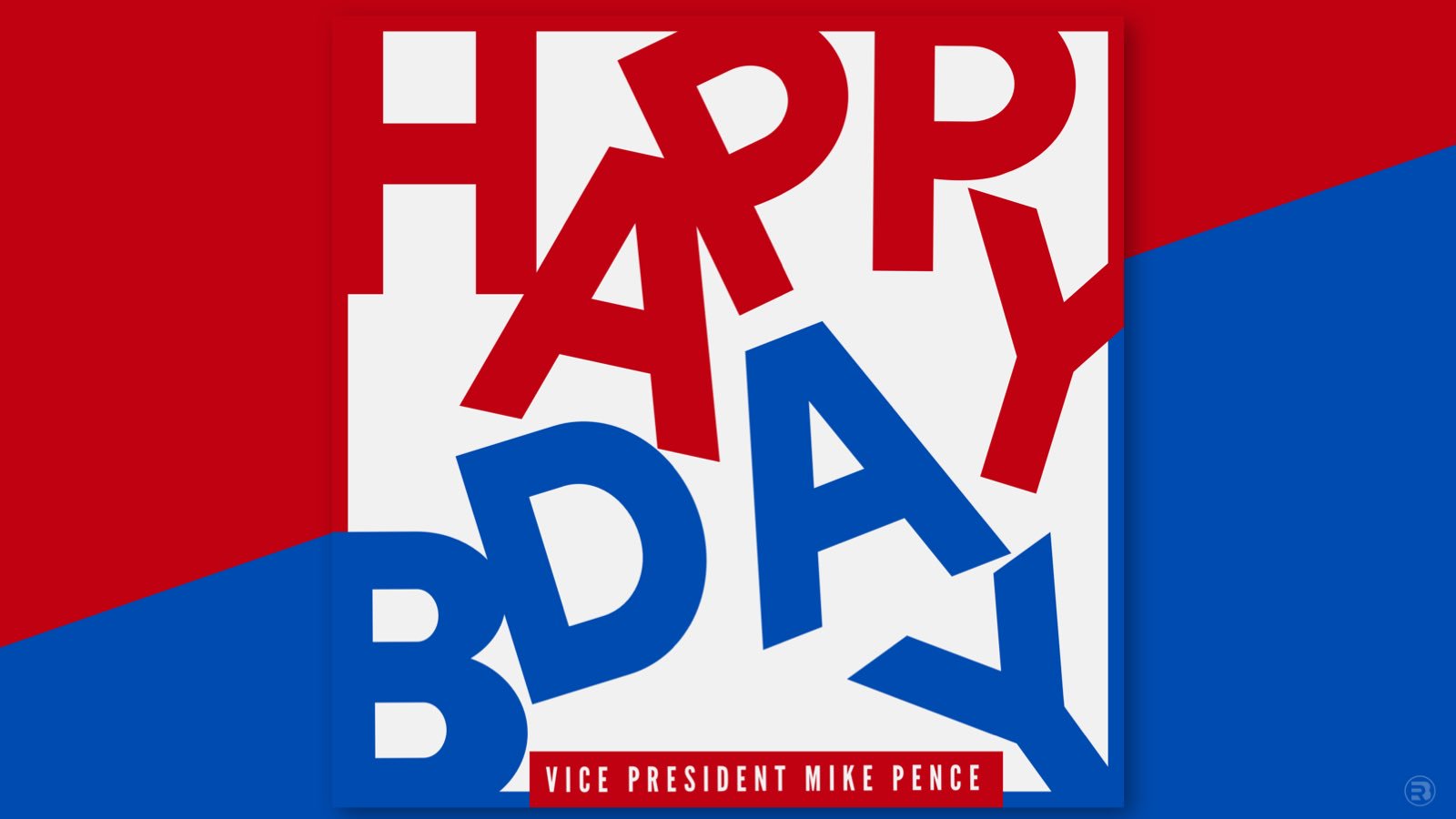 Wishing a very Happy Birthday to the Vice President of the United States, 