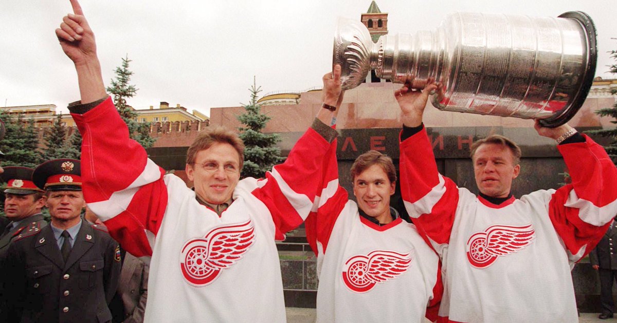 GrindLinePod's tweet photo. 21 years ago today, Lord Stanley returned home to Hockeytown for the first time in 42 seasons. https://t.co/gDvVmqSshw