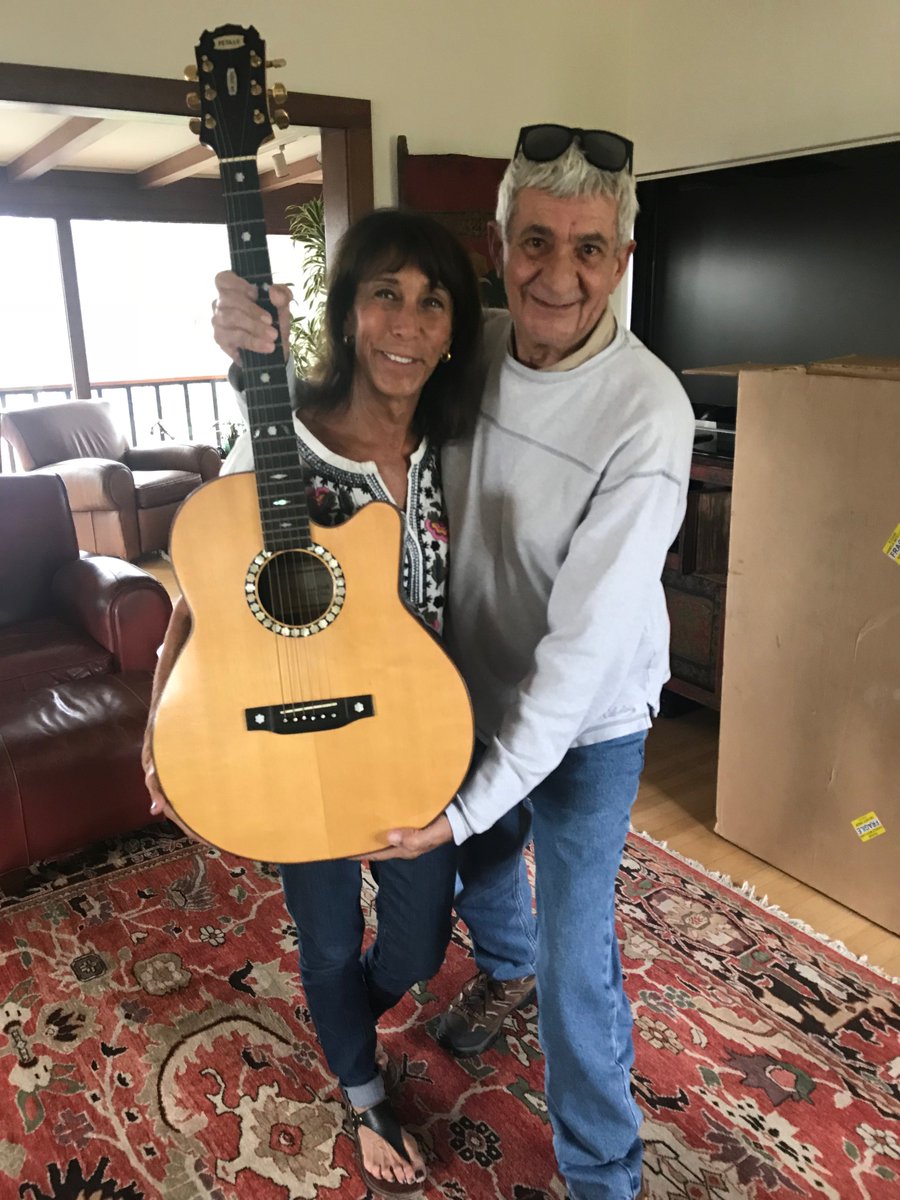 Ingrid Croce on Twitter: "This is the same guitar in the picture with baby A.J., Jim Croce and me! We just received the Guitar from Rich, Jim Croce's brother.