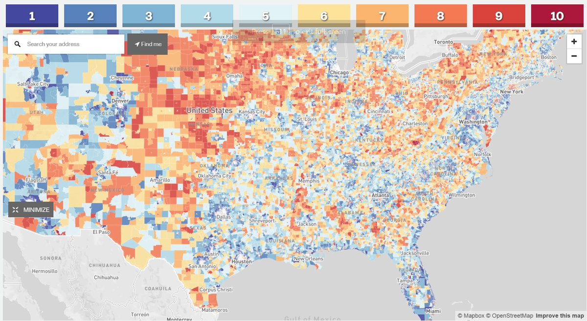 Linn on Twitter "Risk of lead poisoning in the US https//t.co
