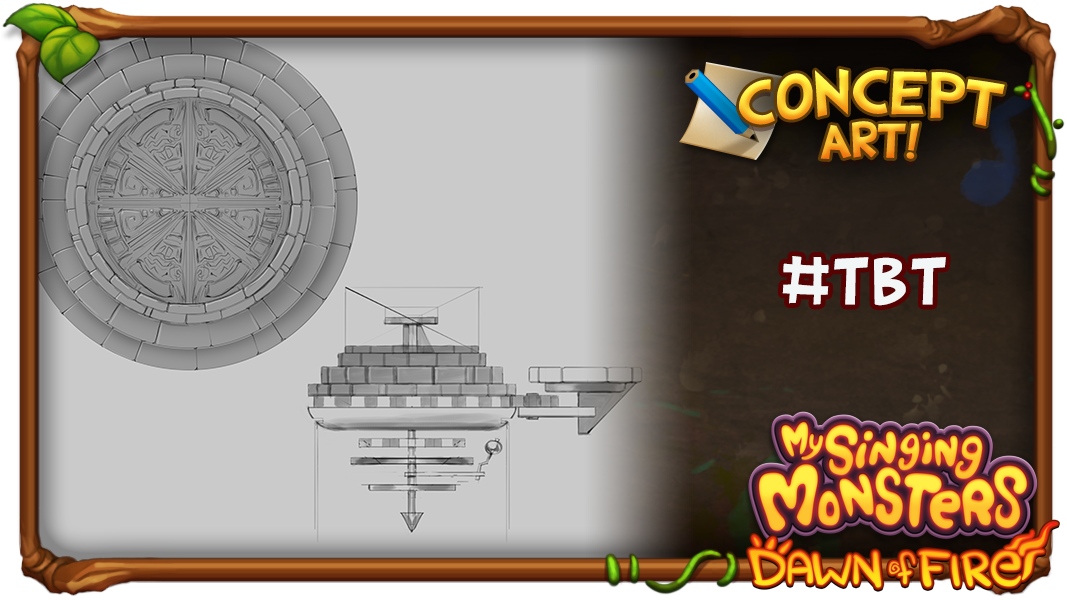 The Monster-Handlers have uncovered concept art of Starhenge! This design  provides insight into the ancient technology that keeps Starhenge soaring  beyond the other Islands. Who  or WHAT  could have come