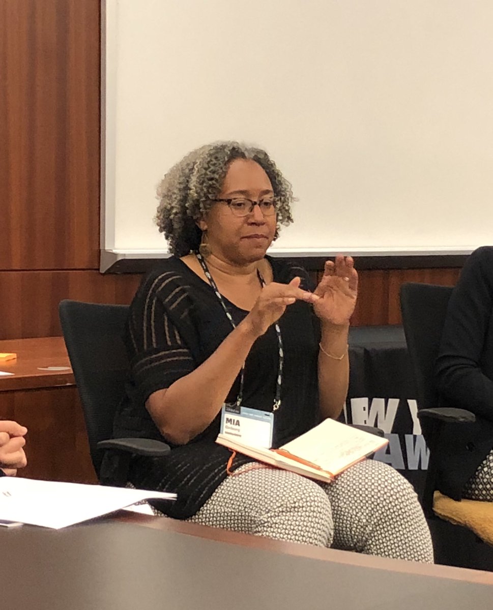 TheAliciaBonner's tweet image. .@miabirdsong: Why don’t we have a universal basic income? Because #patriarchy &amp;amp; #racism! 👏👏👏👏#pdf18 #futureofwork @EconomicSecProj