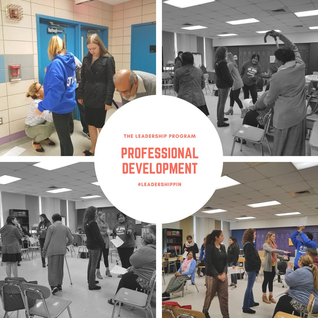 Leadershippin's tweet photo. It was all fun and games at IS 230 today. The teachers are working on building a human machine. #ProfessionalDevelopment #Leadershippin #creativelearning #PDinMotion #Teachers #Learning https://t.co/31L6vyHq8I