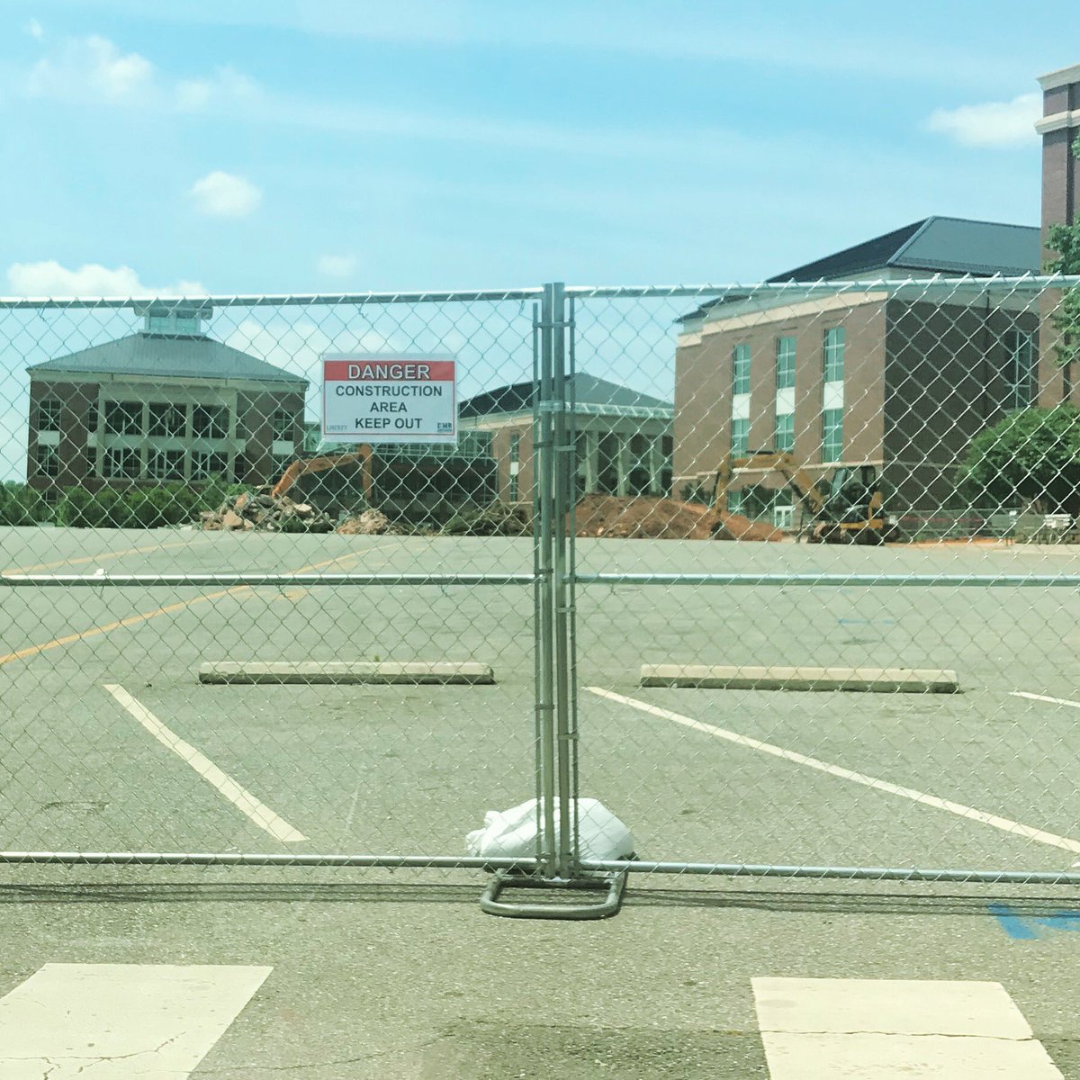 LibertyWVB's tweet photo. You know what this means? Construction on our new Liberty Arena is starting! #futurehome #liberty #goflames #libertyarena #whynotlu #asunvb https://t.co/oJo3iRcYHS