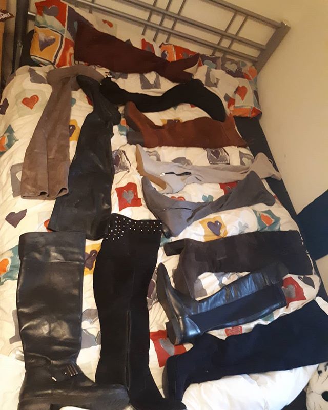 CuterwthCatEars's tweet photo. I was going to try and photo all my boots but ran out of room before I laid out all my thigh highs

#boots #bootcollection #alltheboots #thighhighboots https://t.co/1wkMacfZqg #instagram https://t.co/fkwF6j25H0