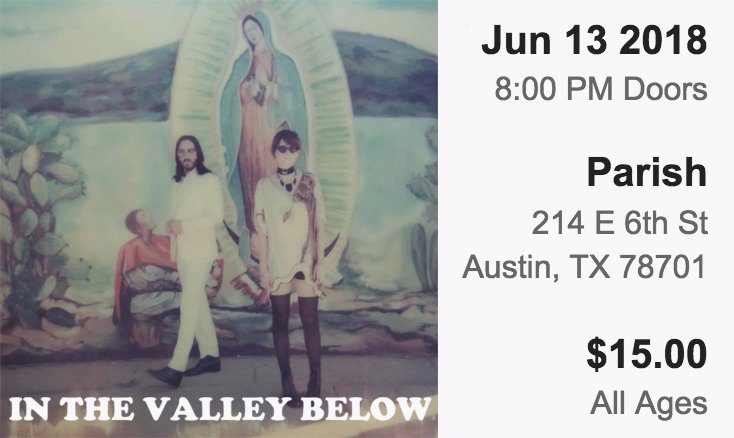 BrightAntenna's tweet photo. #InTheValleyBelow play another sold out show with @SirSly at the @ParishATX in Austin, TX tonight! All Ages. 8PM. @bookofITVB #austintonight https://t.co/B9ejhWzInI https://t.co/BI9RTcGFun