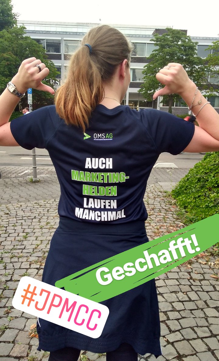 OMSAG's tweet photo. Beim Start verloren und im Ziel gefunden! Wie waren dabei bei der 26. #JPMCC ! #omsag #captainmarketing https://t.co/tTndTa1tYA https://t.co/qTbfeUD6jt
