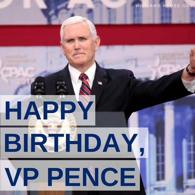 Happy birthday to our nation\s Mike Pence! 