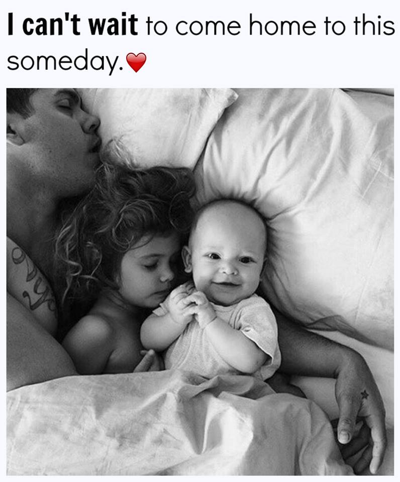 I can't wait to #ComeHome to this #Someday. ❤️ #AdorableBabies #LittleGirl #BabyBoy #Laughing #Snuggling