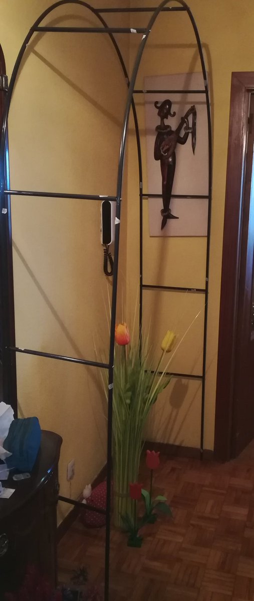 KrisTjVl's tweet photo. ¿ @lidlespana no se puede montar un arco de jardín una soltera??? Pues, os he ganado la batalla 👸🏻 #4everAlone https://t.co/Uzhayl3xDR
