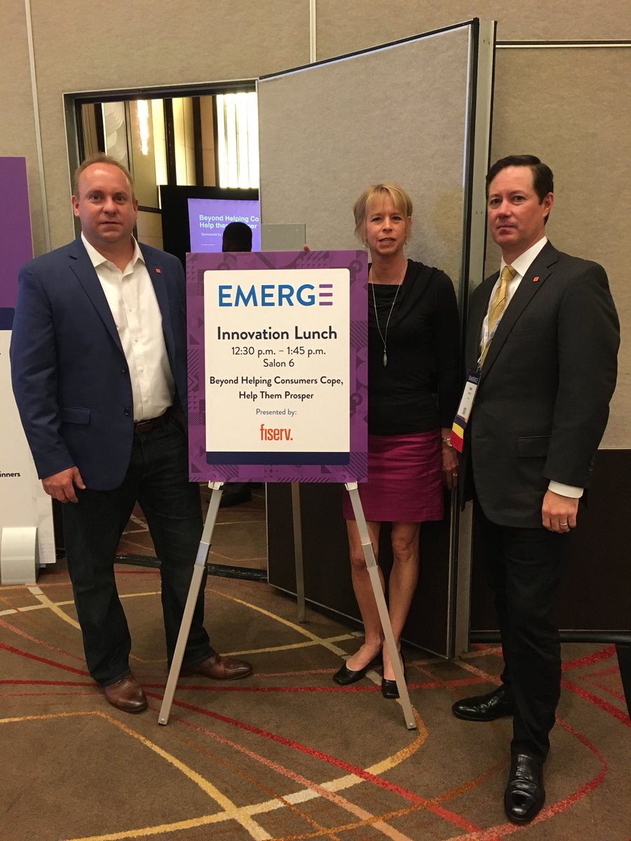 V_Dougherty1's tweet photo. Excited to present with my @Fiserv colleagues at #EMERGEForum18 https://t.co/gLEnX1O0XP