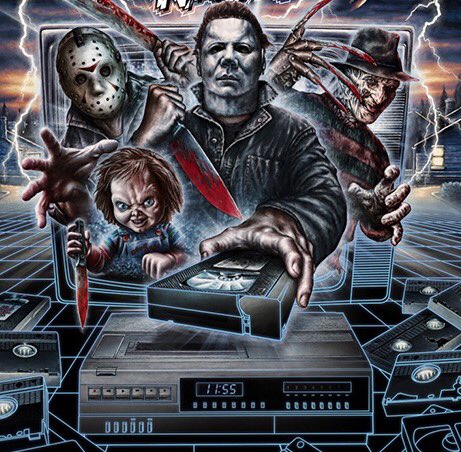 80s horror movie wallpaper