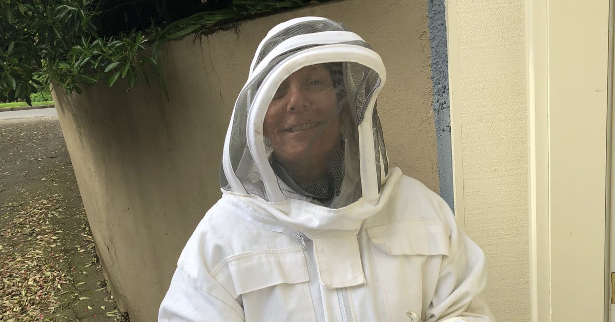 CMDCreates's tweet photo. Queen bee or bee queen? She’s both! Meet Sharon Huber, our director of #UX, who’s also an avid #apiarist. She’s the bee’s knees! https://t.co/rMHjTT21SF