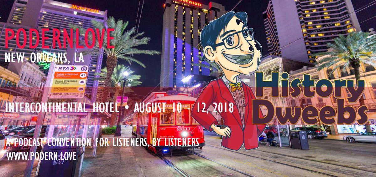 Don’t miss the <a href="/Historydweebs1/">historydweebs</a> live show at <a href="/PodernLove/">PodernLove🎙</a> Tickets area available at podern.love
Use code PWLT for 20% off ticket prices.