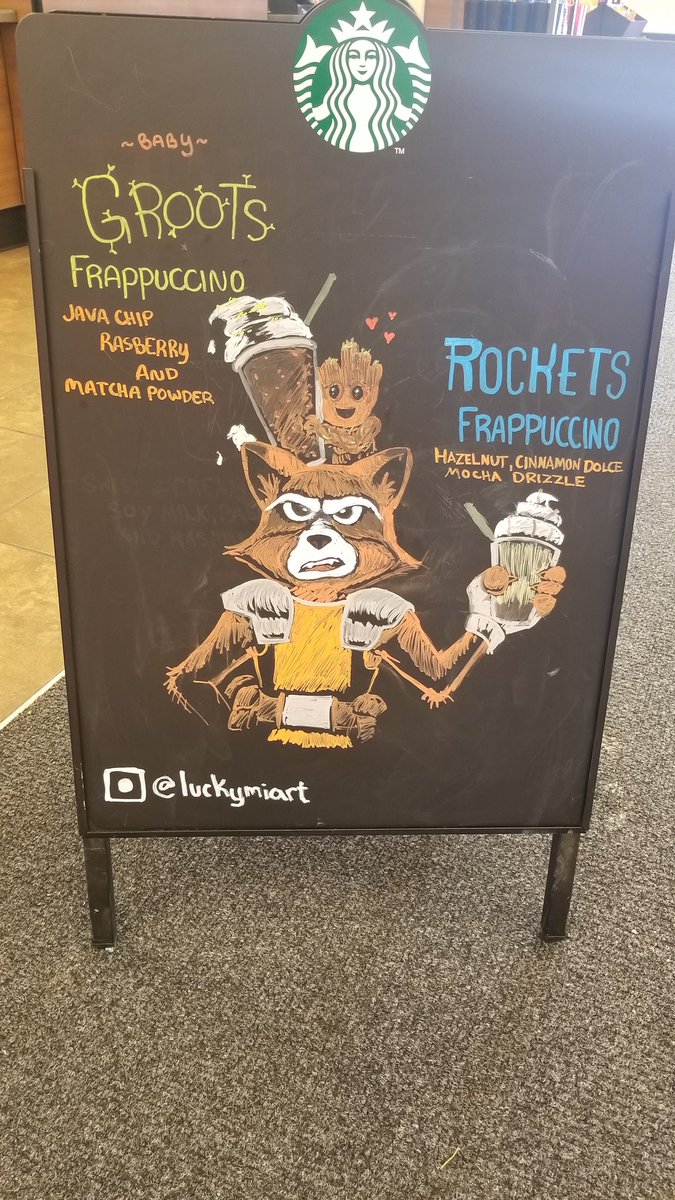 SelenaD49's tweet photo. Try our Avengers themed Frappuccinos, Refreshers, and Teas. Exclusively at Target Fullerton South #TalentedTeam #BusinessOwnership #Yummy https://t.co/1HjCoMy3xR