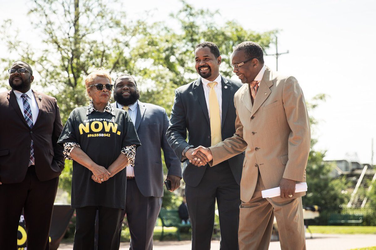 SenSharifStreet's tweet photo. Successful Redemption Rally in Chester, PA today. Big Thanks  thanks to Chester Mayor Thaddeus Kirkland and all allies and advocates in rallying to reform Parole in PA. https://t.co/IO3Q5My7a0  #RedemptionNOW #PassSB942 https://t.co/JkpMYJ95K4