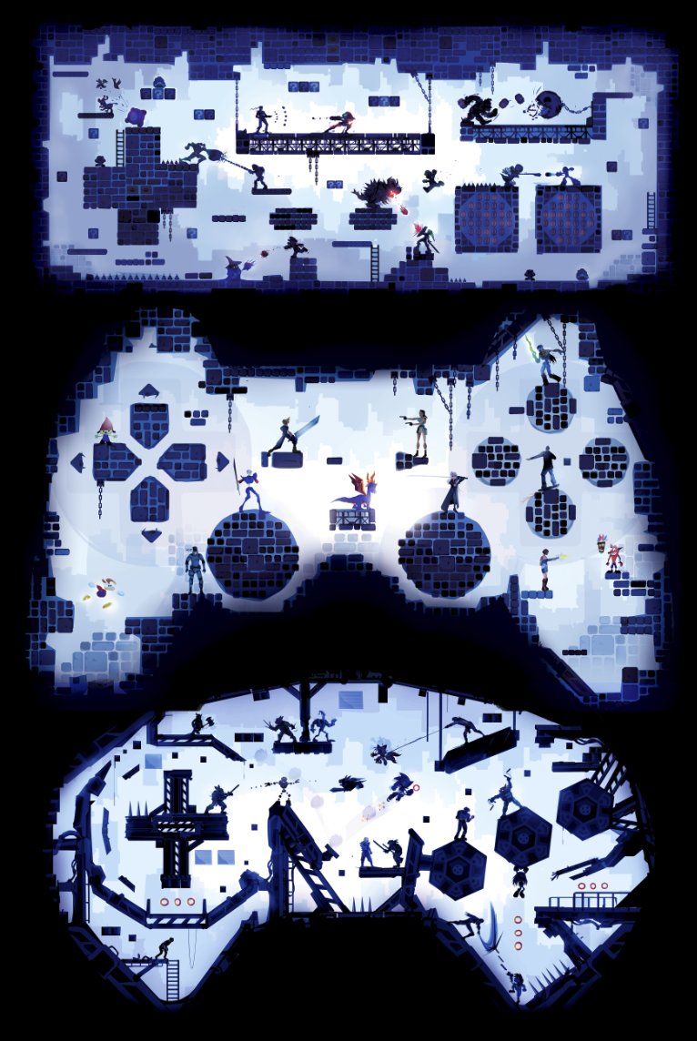 DeviantArt's tweet photo. Which #videogame system did you grow up on? One of these, or something newer or older? https://t.co/en6ksxnMvt

@Nintendo @SEGA @PlayStation #art https://t.co/Ij1klCj4dd