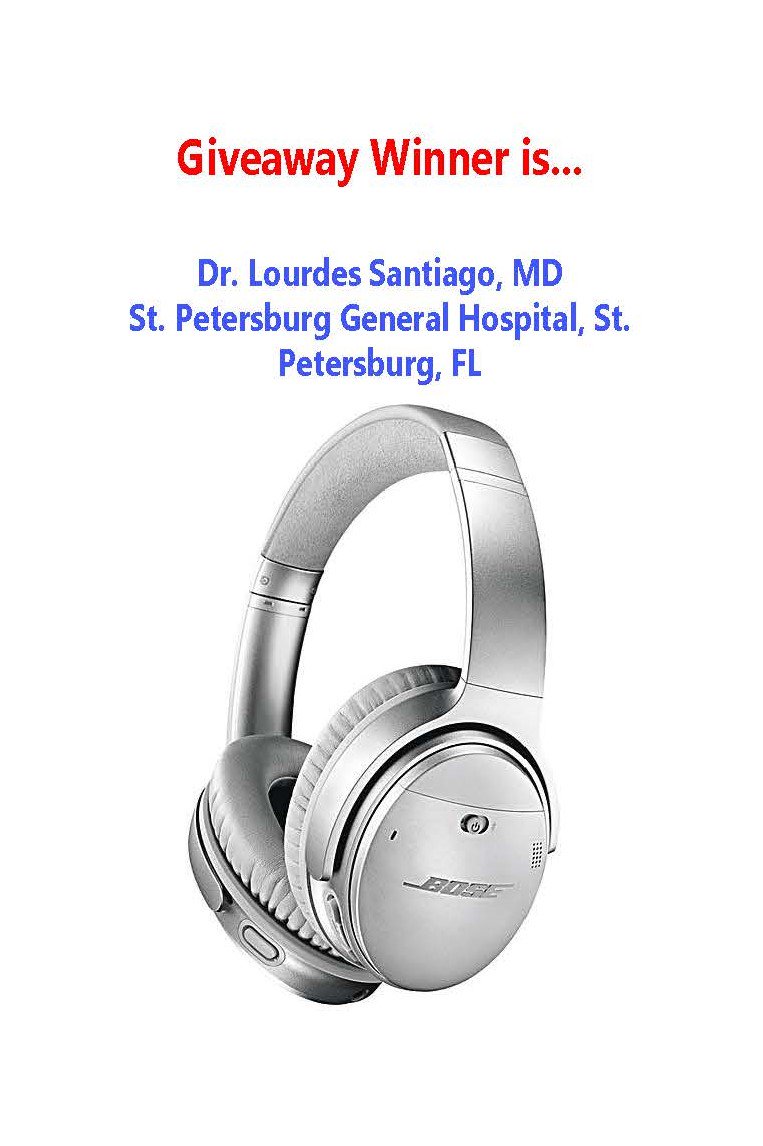 SurgiMark's tweet photo. Congratulations Dr. Santiago at St. Petersburg General Hospital.
Thank you all attendees that stop by our booth at the American Society of Colon and Rectal Surgeons Conference in Nashville.  #giveaway #2018ASCRS😀 https://t.co/Xvandp9f3f