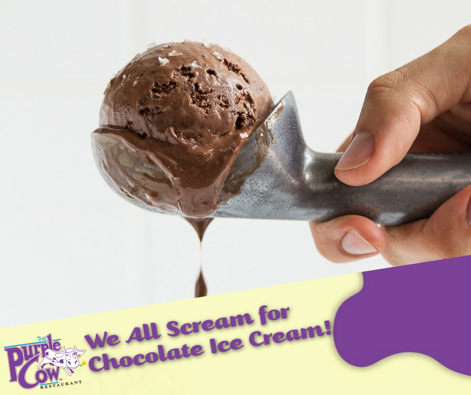 ilovepurplecow's tweet photo. By now you should know the best place to celebrate #ChocolateIceCreamDay is with The Purple Cow! Come on in for a scoop, a shake, and everything in between! #ilovepurplecow #nationalchocolateicecreamday #chocolate #icecream #eatlocal #yarnells https://t.co/EEMUDrx0hf