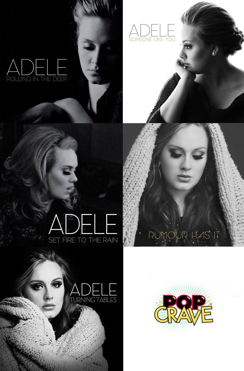 PopCrave's tweet image. What’s your favorite @Adele single?