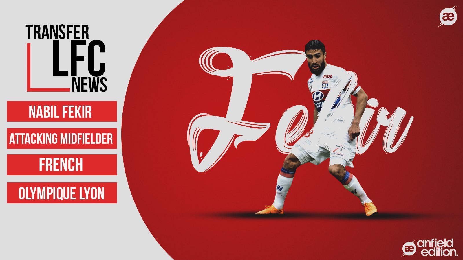 BREAKING: Lyon and Liverpool have reached an agreement for Nabil Fekir and ...