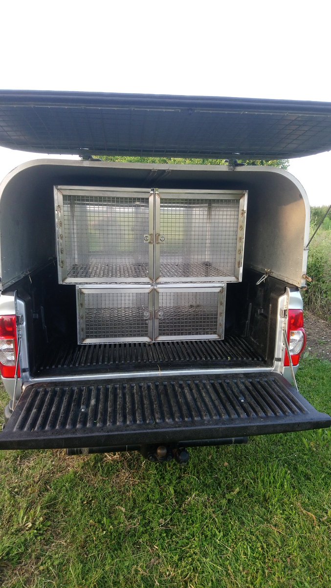 HandyTraps's tweet photo. Gundog vehicle transport box all fitted. Ready for its maiden voyage https://t.co/DU1ZdgTR7U