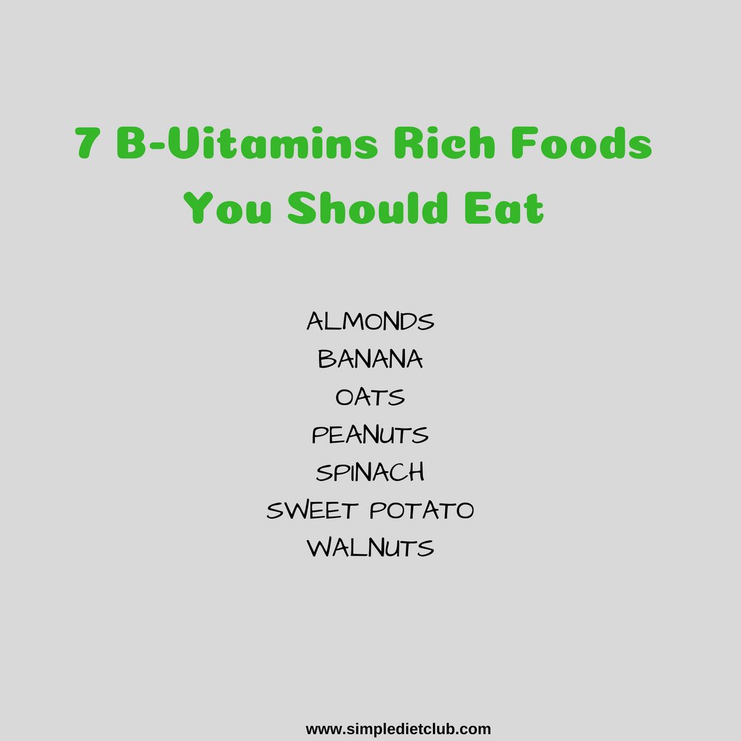 SimpleDietClub's tweet photo. 7 B-Vitamin Rich Foods You Should Eat !! Click on the link in the bio for more health/beauty tips and motivation. #health #diet #nutrition #weightloss #bvitamin #healthtips #healthyeating #detox #simpledietclub https://t.co/uQTk9lWju8