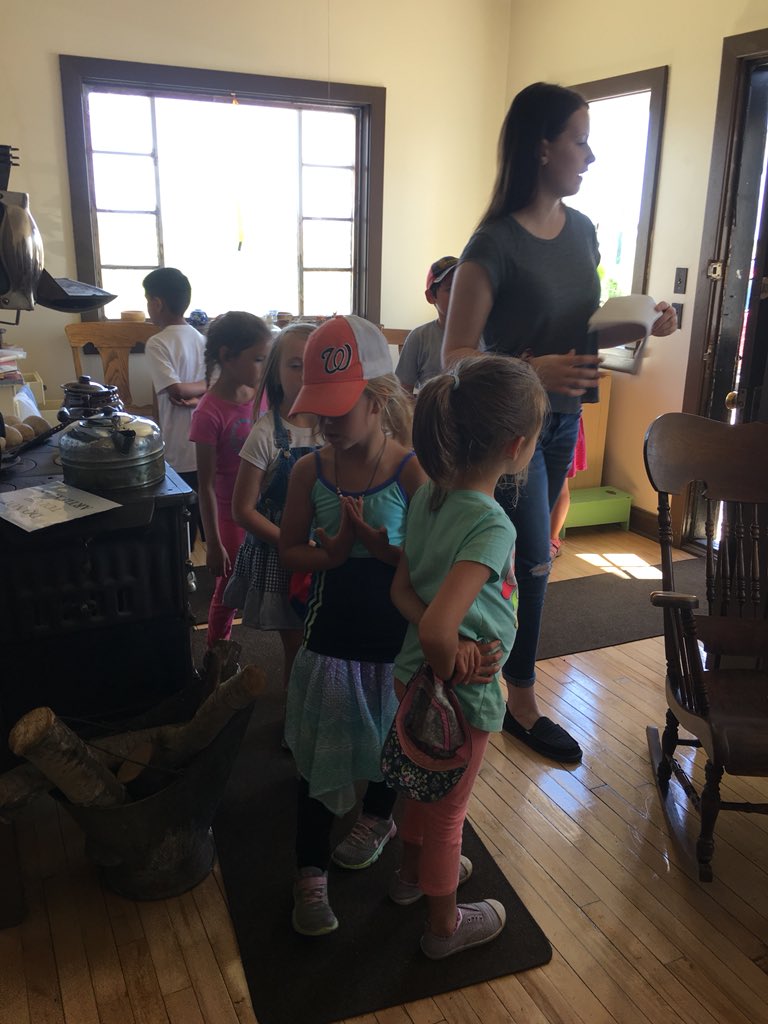 andy_labdon's tweet photo. It’s great to see young minds enthralled by history. Grade1 from Wadena Elementary school visit the Wadena Museum the jewel in the crown of Wadena https://t.co/2jQaeEBWYd