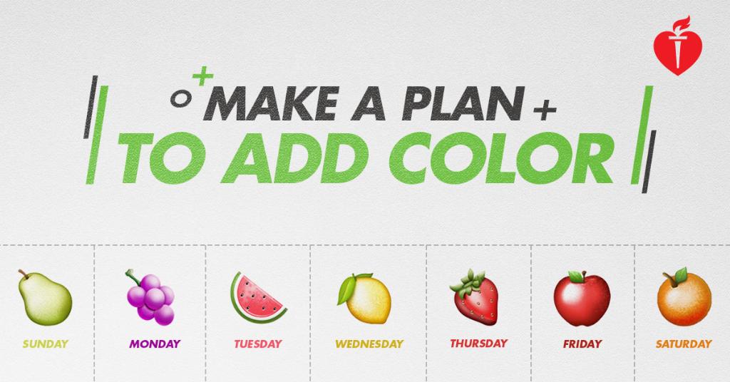AHAlivehealthy's tweet image. Take a few minutes to plan your week’s snacks – including some packable fruits and veggies – so you don’t spend hard-earned cash on empty calories. Check out more ways to #AddColor on any budget at spr.ly/6010DiJCi. #NationalFruitAndVegetableMonth