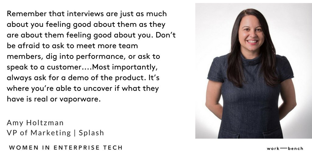 Work_Bench's tweet photo. Women in Enterprise Tech: featuring @demandmarketer, VP of Marketing at @splashthat 
#womenterprise #navigate18

https://t.co/ofBZhqvf6V https://t.co/N6dHHY0PnL