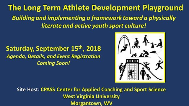 Joe_Eisenmann's tweet photo. #LTADSummit News📰
The first of a series of #LTADPlayground across 🇺🇸 starting this Fall

Sept 15 @WestVirginiaU hosted by @WVUCPASS @DrDCoachScience

Stay tuned for registration information for this event and others across America! https://t.co/mkiQpCZzGC