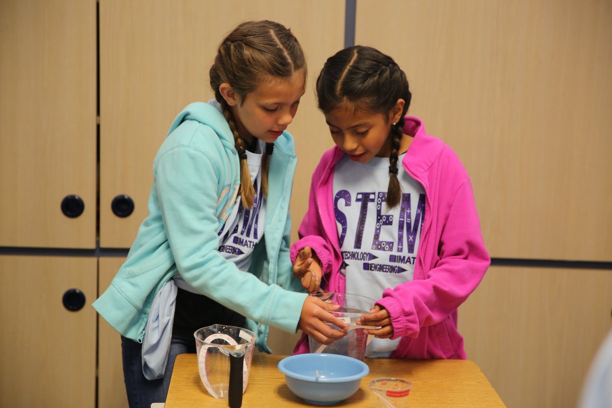 BSDEducation's tweet photo. 5th Annual Girl-Powered STEM Event!  More than 200 Boise School District girls working with female professionals over two days learning about the many aspects of the STEM world - architects, paramedics, veterinarians, engineers to name a few! #BSDPride https://t.co/0JCVHhtt2y
