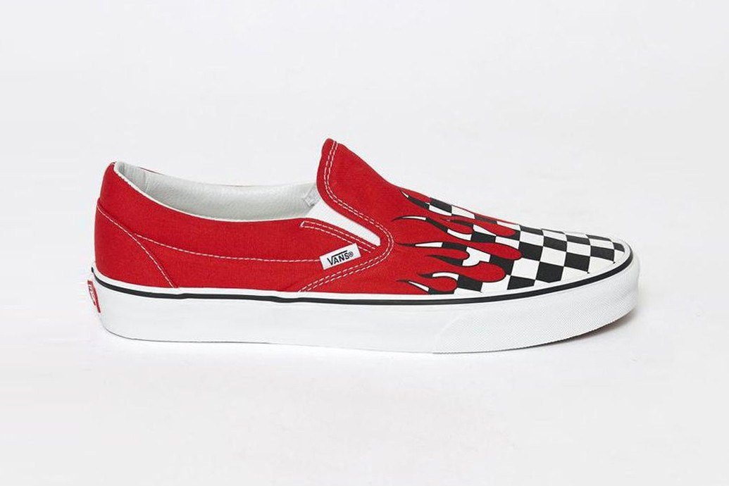 vans dripping red