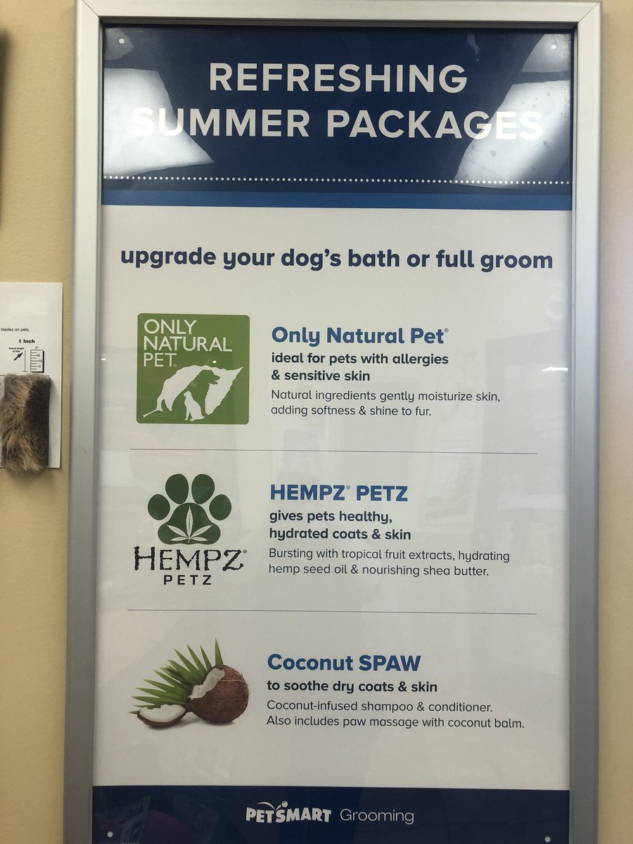 Want to try something new? Book your next grooming appointment and ask for one of these packages! Give us a call at 203-937-2749 ext. 2 or book right from your phone using our PetSmart mobile app!