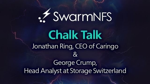 CaringoStorage's tweet photo. If you haven't watched this Chalk Talk with @JonathanRing5 and @storageswiss @georgeacrump on #SwarmNFS, check it out. #ObjectStorage #NFSv4 https://t.co/R0aYO7Mz6G https://t.co/1msFcjEDN8
