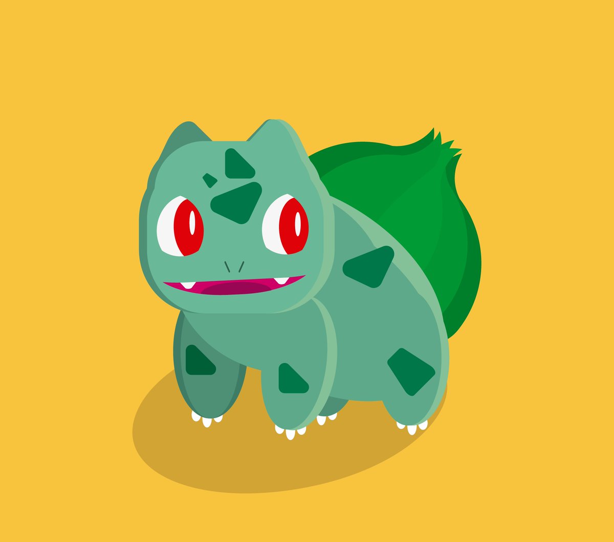 adrielom23's tweet image. So, I'm joining in the Tag #DrawEveryPokemon Here's my #Bulbasaur #pokemon #nintendo #games #indie #indiegamedev #indiedev #characterdesign #flatdesign #illustration