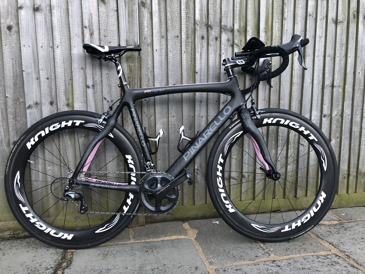 RichDilworth's tweet photo. All set for Sunday. Thanks again to the amazing guys @KnightComposite led by the amazing @BeverlyLucas. You guys are the best. #triathlon #superfastwheels #cycling https://t.co/yKh820pp4H