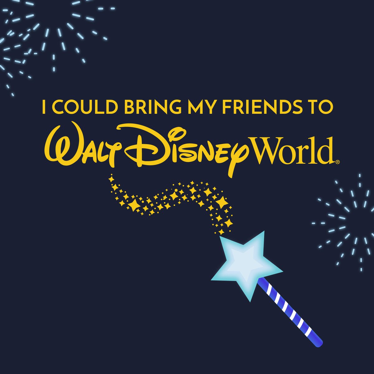 I could go on a family vacation to Disney World! lucktastic.com/twShareFunnel