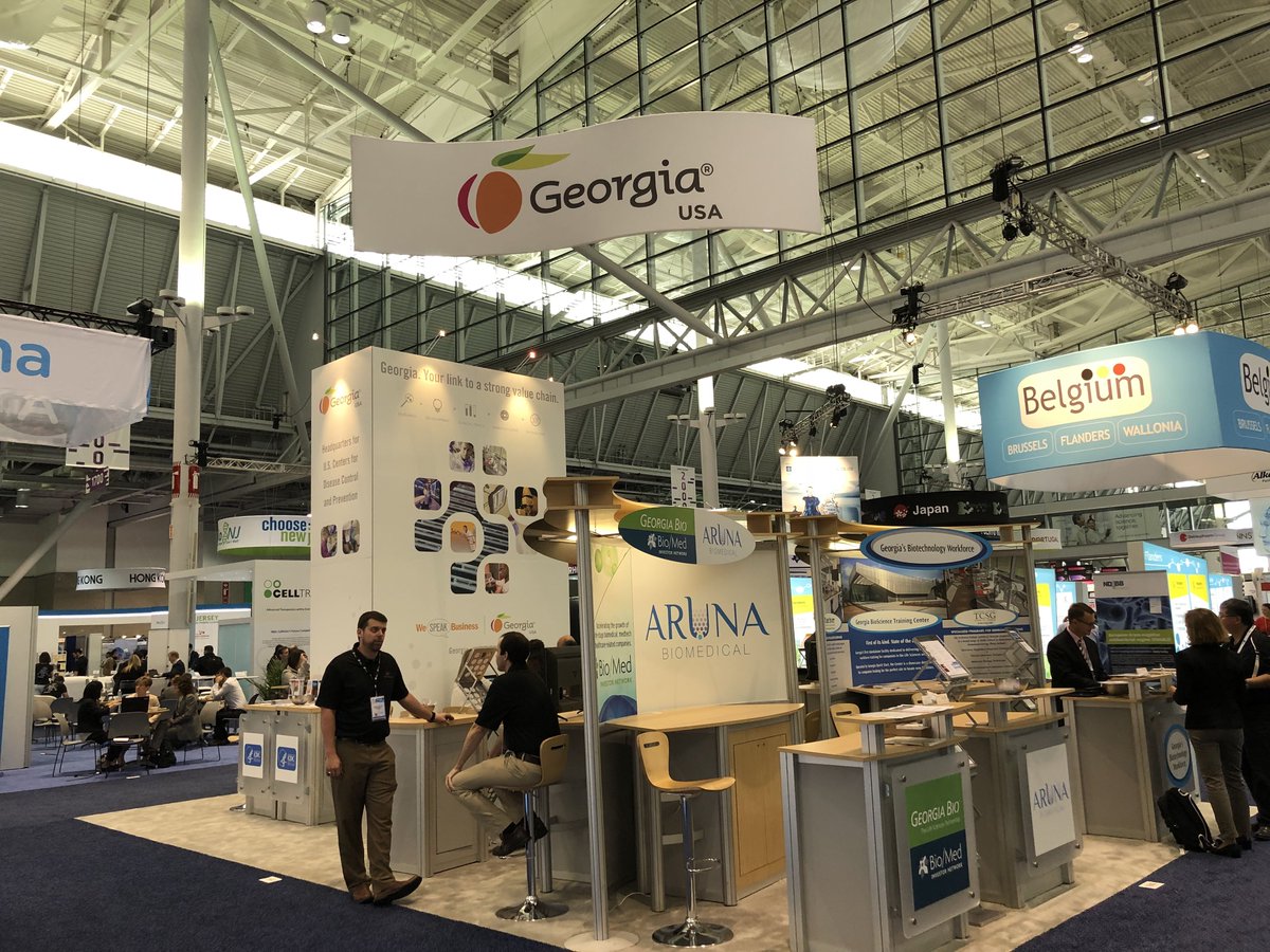 Georgia_Bio's tweet photo. And that is a wrap! #BIO2018 was another huge success for #Georgia with more interest from outside investors and companies looking to come 2 GA. TY @gdecd for your partnership. TY exhibitors: @lectenz_bio #ArunaBio #LenaBiosciences #MJMChemical #gaquickstart @cidrepinfomatix https://t.co/uTHbIYclwE