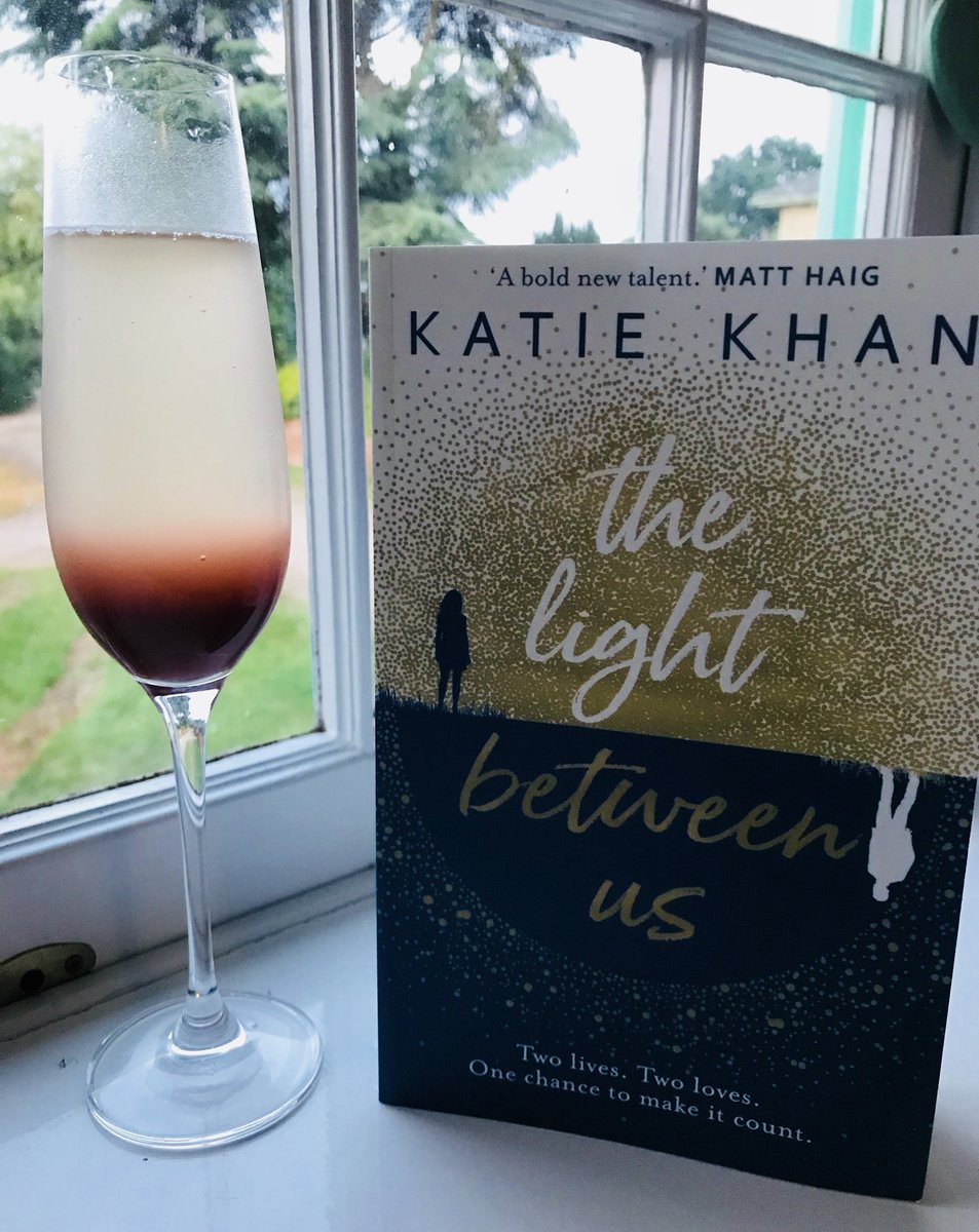 When book post is THIS good, of course I’m going to celebrate. #TheLightBetweenUs 🥂✨💫