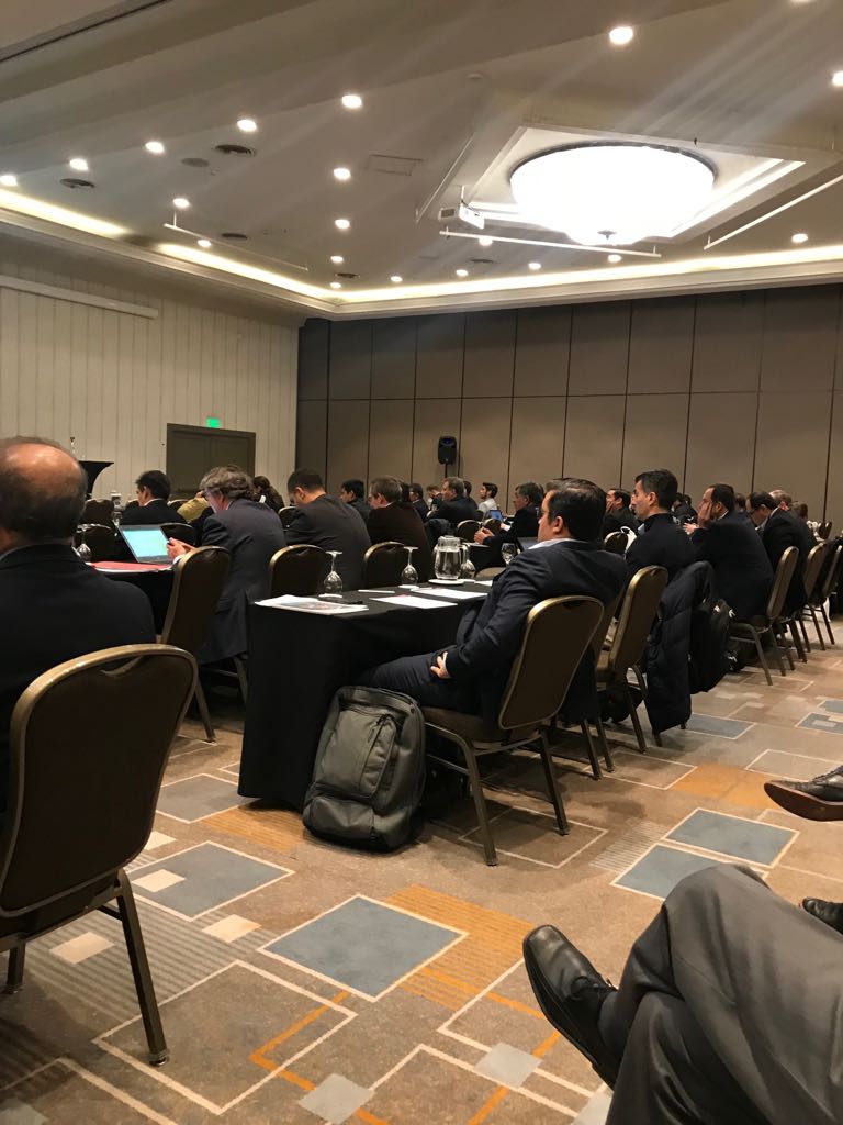 TC2mdp's tweet photo. Fin de la primera jornada del Latin America Port Expansion Summit que organiza @Lnoppen Gran nivel de exposiciones y muchos amigos para reforzar vínculos. El camino es la inversión privada para el desarrollo portuario de Mar del Plata https://t.co/3UWOovqxxe