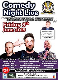 Big night tomorrow Phonics will be in the lounge - comedy night in the Oak room - both will be great gigs 👍 #FridayFeeling #Chestertweets @OEPTFC <a href="/FairleysC/">Fairleys Catering</a> <a href="/Eport_RUFC/">Ellesmere Port Rugby Club</a> <a href="/marylmorgan/">marylmorgan</a> <a href="/witchtine/">Christine Martin</a> <a href="/joy_skjei/">joy skjei</a> #EllesmerePort