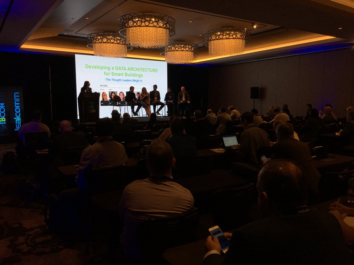 WorkTechWork's tweet photo. Full room at #realcomm18 Developing a data architecture for #SmartBuildings session
Real estate decision makers are digging in on how to use the data in their buildings to solve the #2cold2hot problem @REALCOMMtweet. What is your data strategy? https://t.co/sr1DUOq8lW
